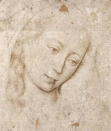 Head of the Madonna, WEYDEN, Rogier van der